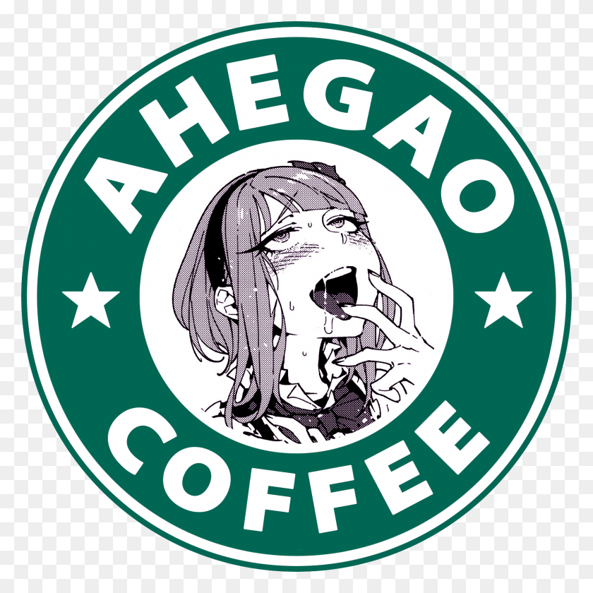1632x1632 Ahegao Coffe - Ахегао Png