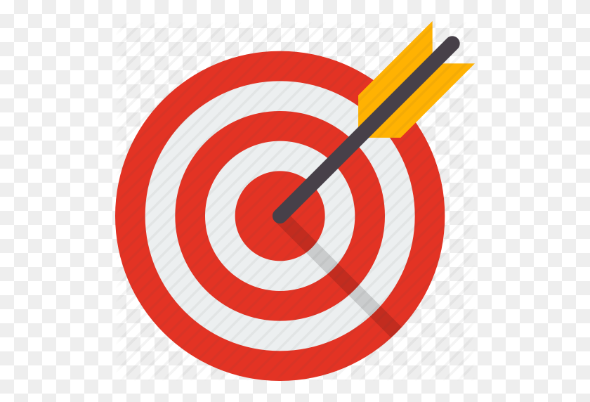 512x512 Aim, Arrow, Business, Focus, Goal, Target Icon - Target Icon PNG