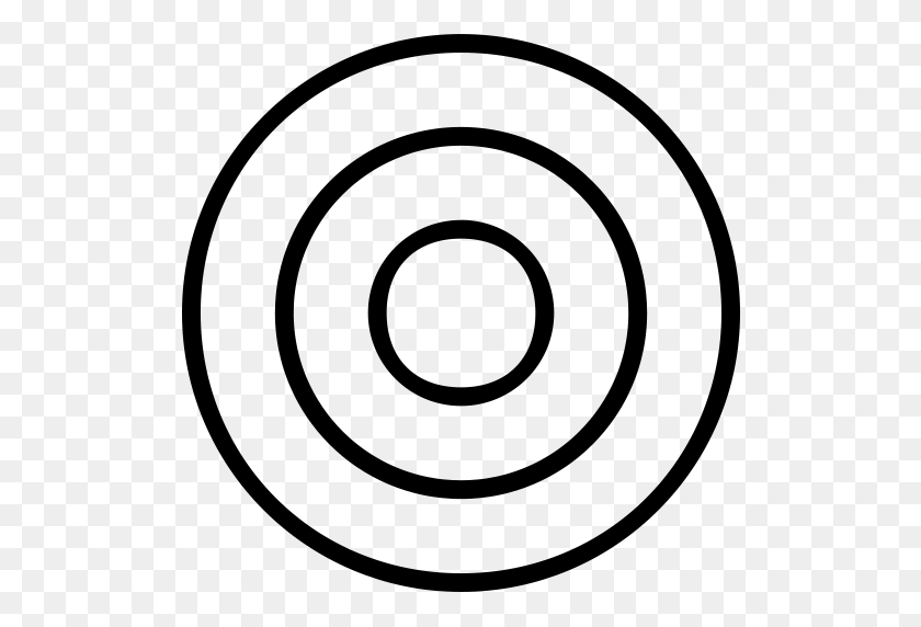 512x512 Aim, Bullseye, Circle, Goal, Target Icon - Circle Icon PNG