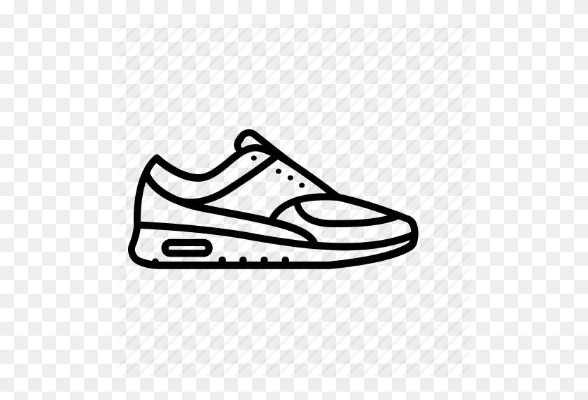512x512 Air, Airmax, Nike, Shoe, Shoes, Sneaker, Sneakers Icon - Sneaker PNG