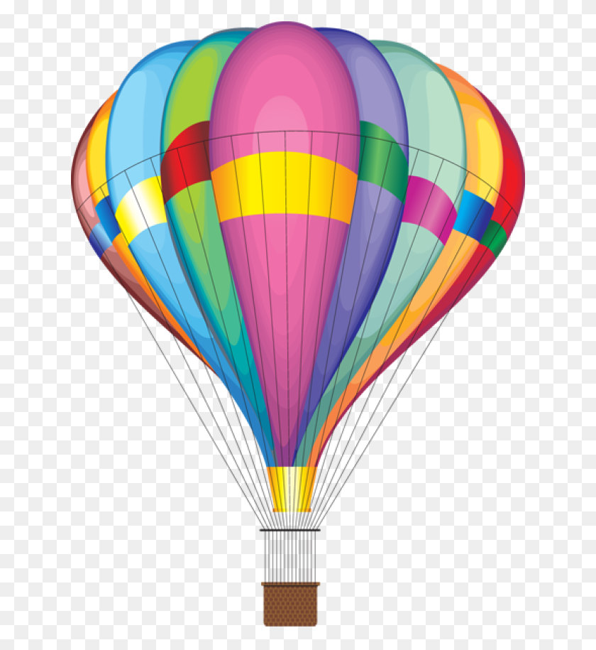 640x855 Air Balloon Png Image - Blue Balloon PNG