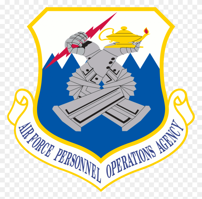 1000x987 Air Force Personnel Operations Agency - Us Air Force Clipart