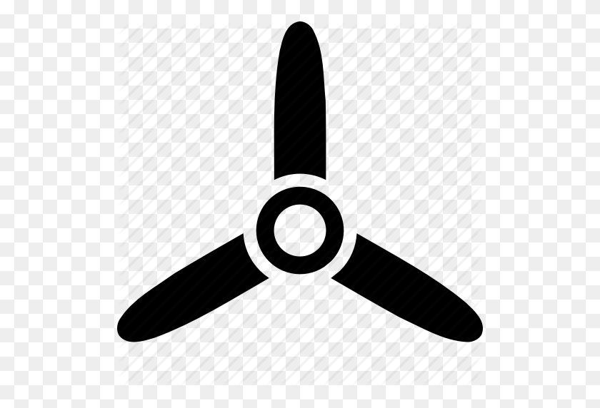 512x512 Air Turbine, Blade, Fan, Prop, Propeller, Rotor, Screw Icon - Propeller PNG