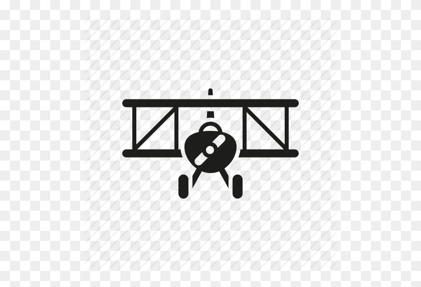 512x512 Aircraft, Airplane, Biplane, Children, Plane, Toy Icon - Biplane PNG