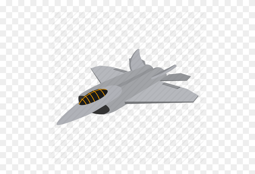 512x512 Aviones, Dibujos Animados, Caza, Vuelo, Volar, Jet, Icono De Avión - Avión De Dibujos Animados Png