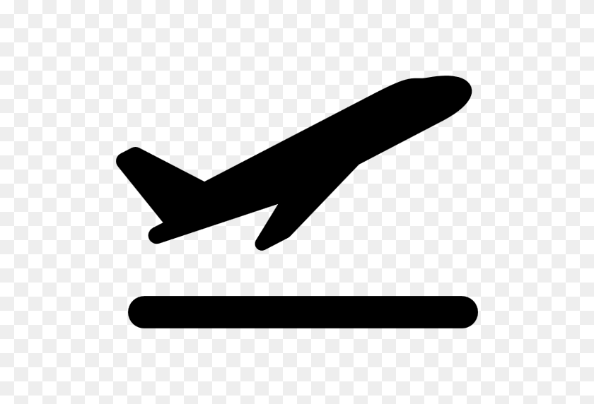 512x512 Airplane Aircraft Take - Airplane Taking Off Clipart
