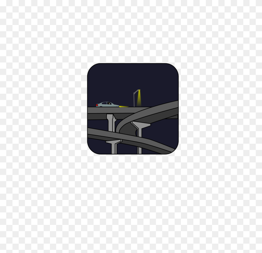530x750 Airplane Angle - Road Side View Clipart