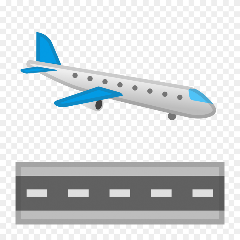 1024x1024 Значок Прибытия Самолета, Смайлики Ното, Набор Иконок Для Путешествий, Google - Самолет Смайлики Png