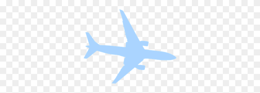 300x242 Airplane Blue Png, Clip Art For Web - Airline Clipart