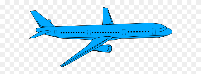 600x251 Airplane Clip Art - Travel Clipart