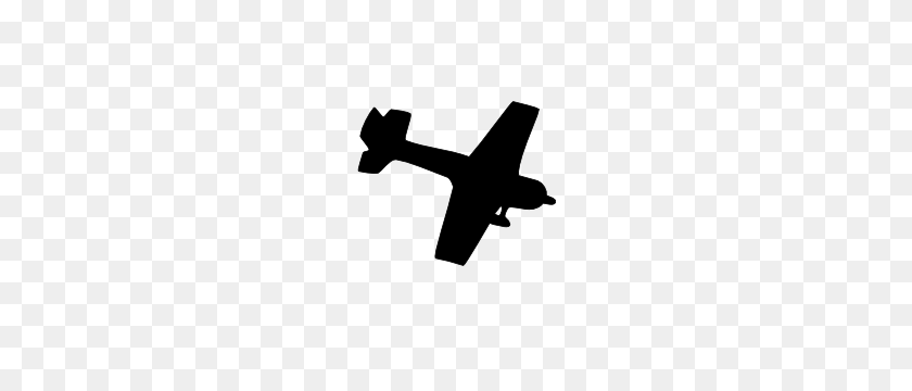 300x300 Airplane Clipart Black And White Take Off Free - Plane Clipart Black And White