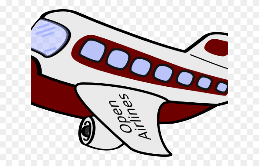 640x480 Avión Clipart De Dibujos Animados - Dibujos Animados De Avión Clipart