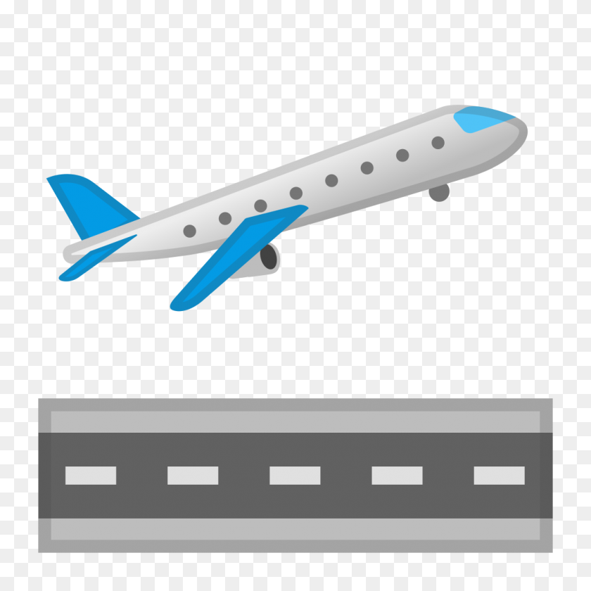 1024x1024 Значок Вылета Самолета Ното Смайлики, Набор Иконок Для Путешествий, Google - Самолет Смайлики Png