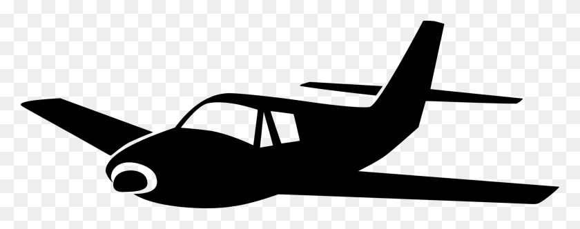 2147x750 Airplane Fixed Wing Aircraft Computer Icons Helicopter Free - Plane Landing Clipart