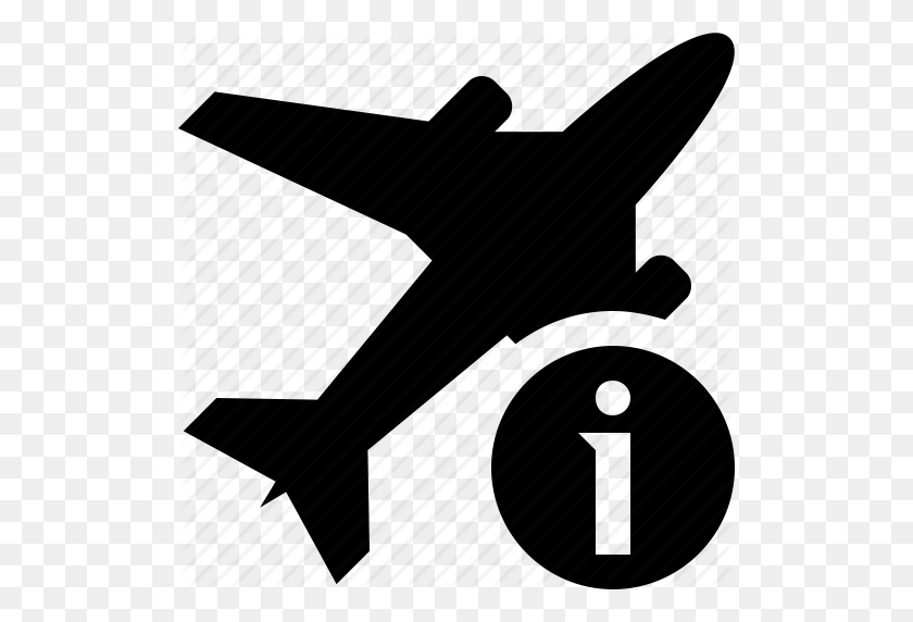 512x512 Значок Самолета, Полет, Информация, Самолет, Транспорт, Значок Путешествия - Значок Самолета В Формате Png