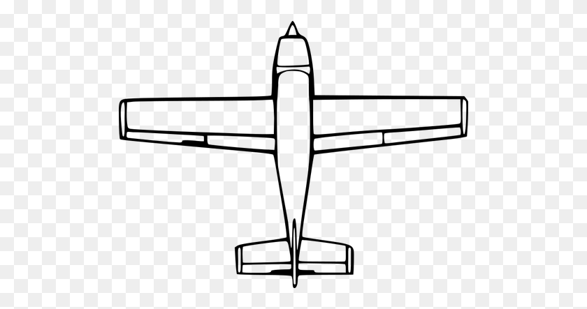 500x383 Самолет. Бесплатный Клипарт - Маленький Самолетик.