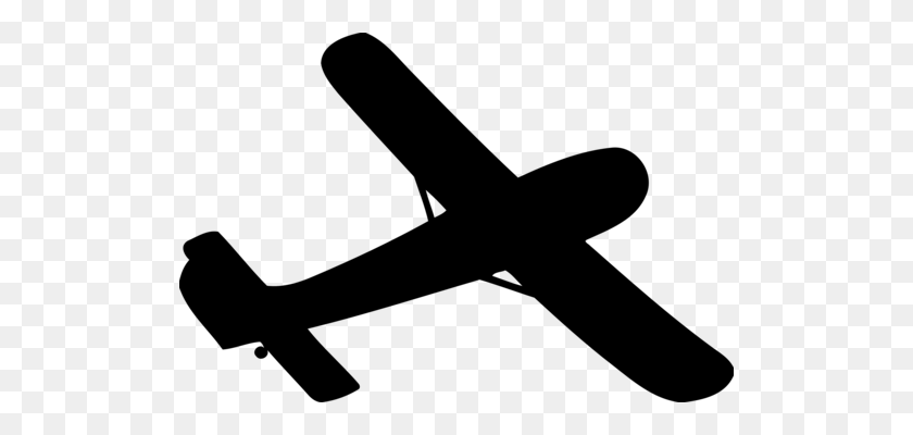510x340 Airplane Glider Drawing Line Art Hang Gliding - Small Plane Clipart
