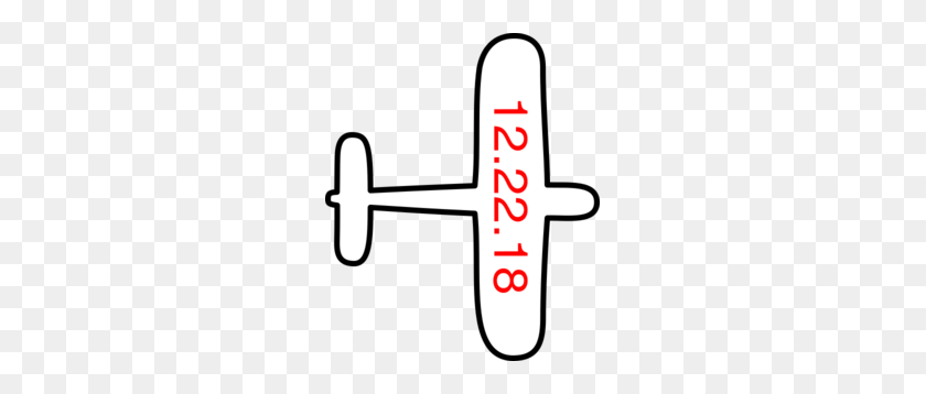 249x298 Airplane Outline Clip Art - Airplane With Banner Clipart