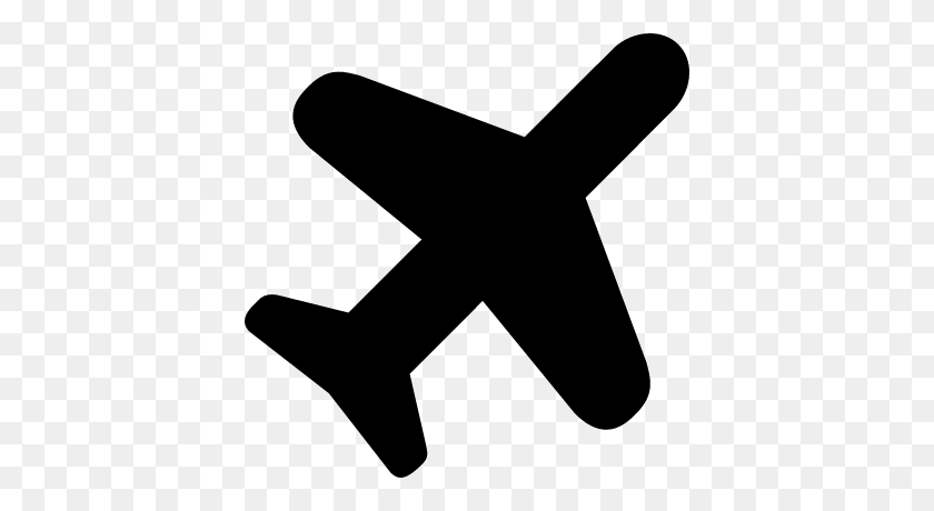 400x400 Airplane Silhouette Free Vectors, Logos, Icons And Photos Downloads - Airplane Silhouette Clip Art