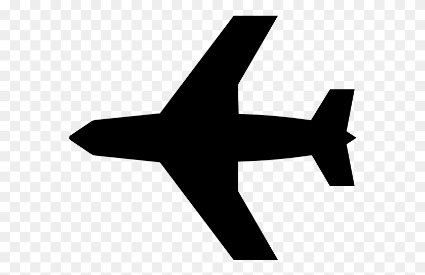 569x485 Airplane Vector Cliparts - Airplane Images Clip Art