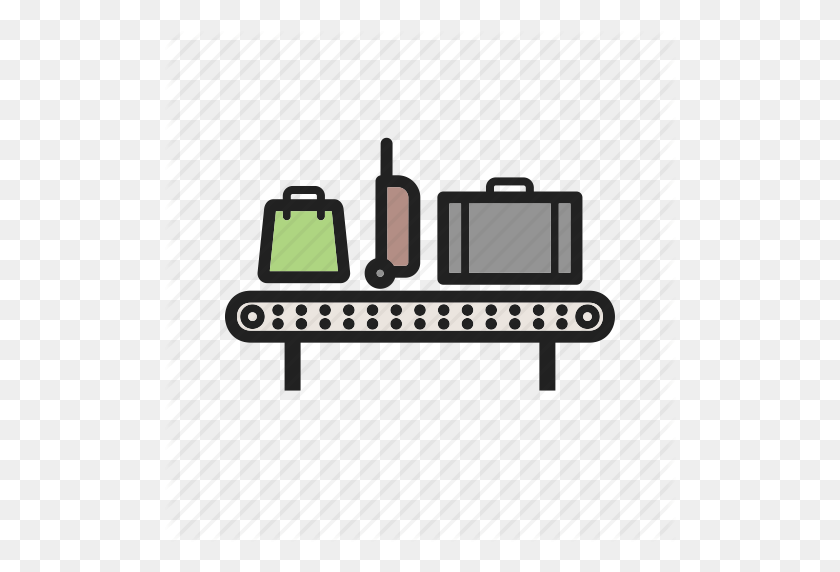 512x512 Airport, Bag, Baggage, Belt, Carousel, Claim, Luggage Icon - Baggage Claim Clipart