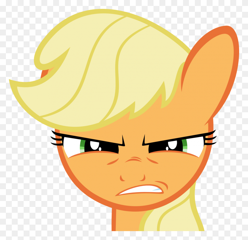 1400x1351 Aj Upset Pony Reactions Know Your Meme - Disgusted Face Clipart
