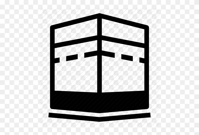 512x512 Al, Edificio, Hajj, Islámico, Kaaba, Ramadán Icono - Kaaba Clipart