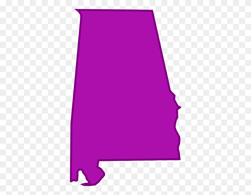 372x592 Alabama Outline Clip Art - Alabama PNG