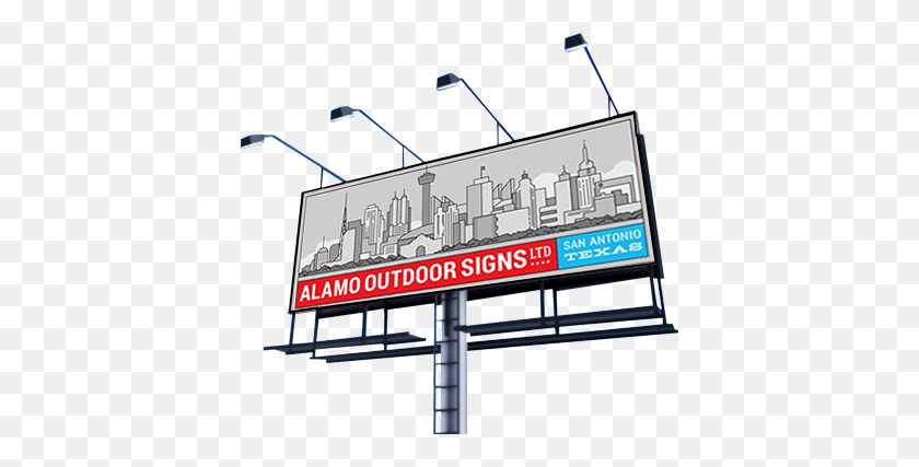 400x367 Alamo Outdoor Signs - Billboard PNG