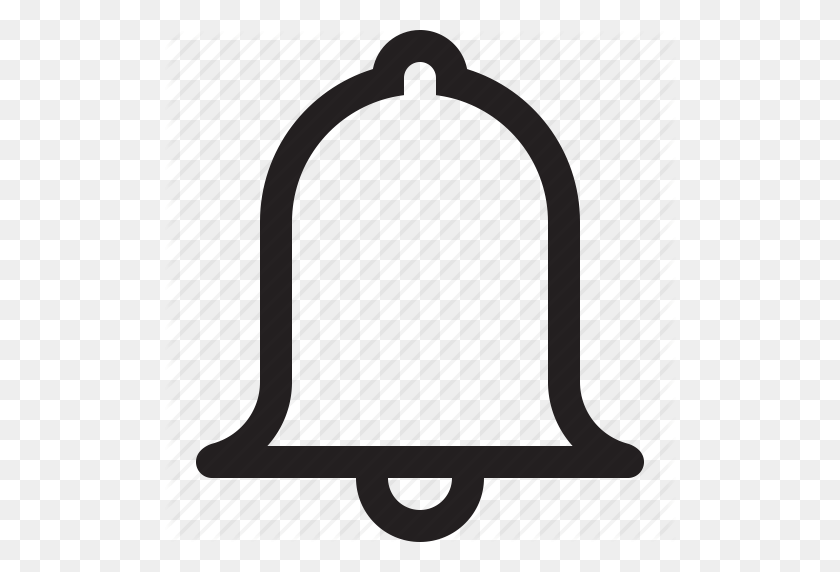 512x512 Alarm, Bell, Bell Ring, Bell Sound, Church Bell, Notification - Notification PNG