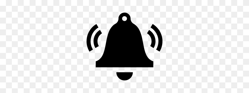 256x256 Icono De Campana De Alarma - Icono De Campana Png