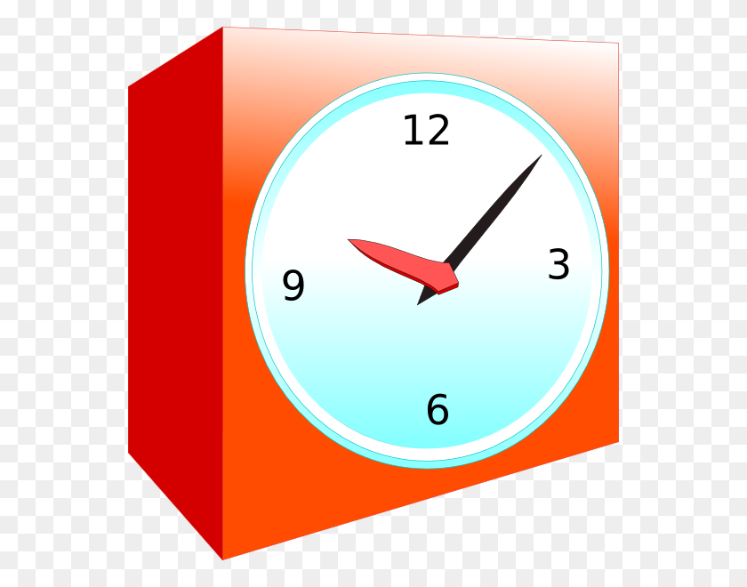 552x600 Alarm Clock Clip Art - Analog Clock Clipart