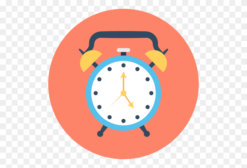 512x512 Alarm Clock Clock Png Icon - Alarm Clock PNG