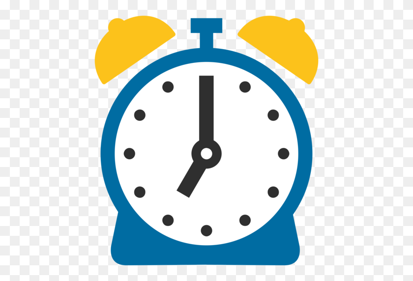 512x512 Reloj Despertador Emoji - Reloj Emoji Png