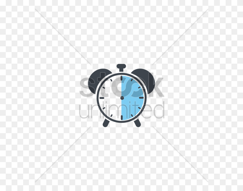 600x600 Alarm Clock Progress Diagram Vector Image - Clock Vector PNG