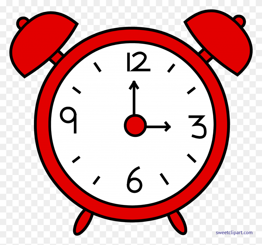 5026x4669 Alarm Clock Red Clip Art - Timer Clipart