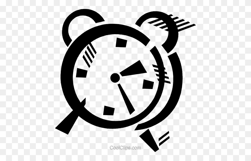 472x480 Alarm Clock Royalty Free Vector Clip Art Illustration - Alarm Clock Clipart