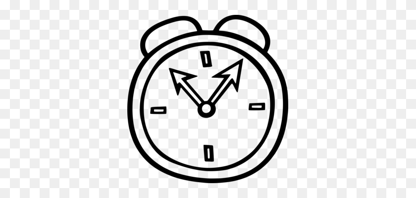 325x340 Alarm Clocks Digital Clock Watch Timer - Clock Face Clipart