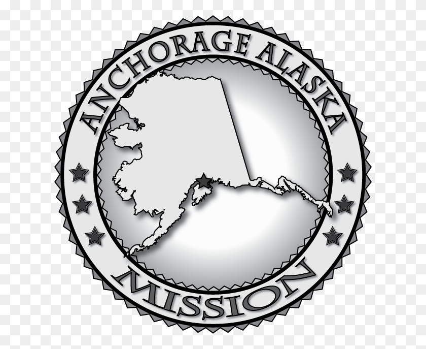 626x627 Медальоны Миссии Lds На Аляске Запечатывают Мое Кольцо Ctr - Alaska Clipart