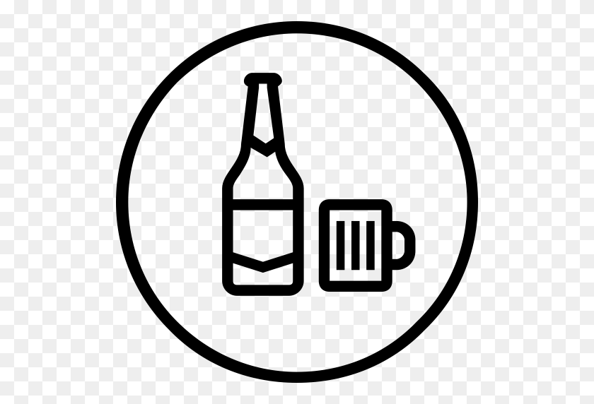 512x512 Alcohol And Tobacco, Alcohol, Bottle Icon With Png And Vector - Alcohol PNG
