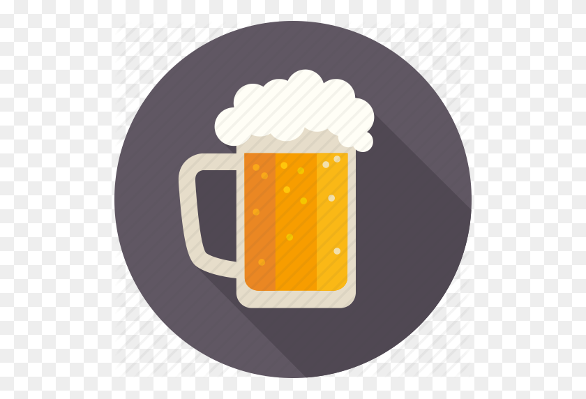 512x512 Alcohol, Bar, Beer, Beer Glass, Drink, Pab Icon - Beer Icon PNG