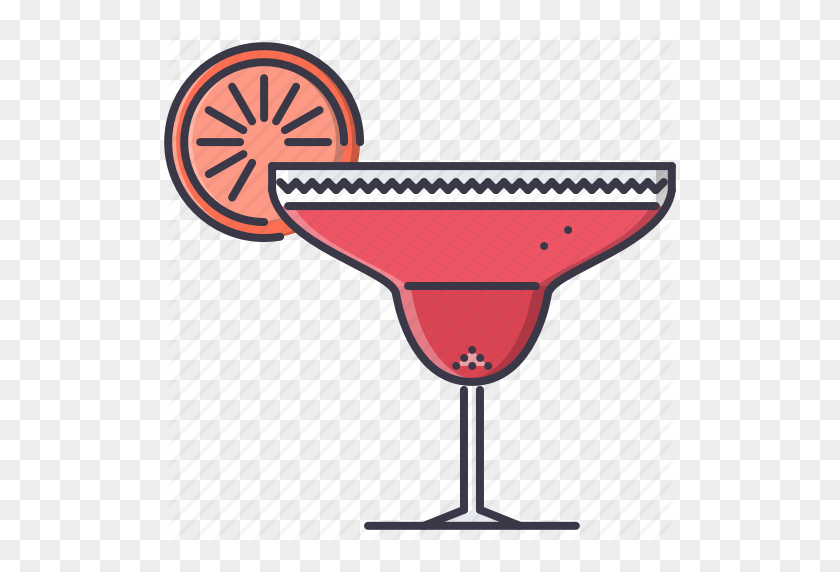 512x512 Alcohol, Bar, Club, Glass, Margarita, Party Icon - Margarita PNG Clipart