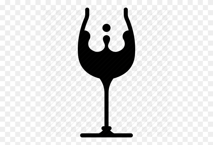512x512 Алкоголь, Бар, Напиток, Стекло, Разливка, Вино, Yumminky Icon - Wine Pouring Clipart