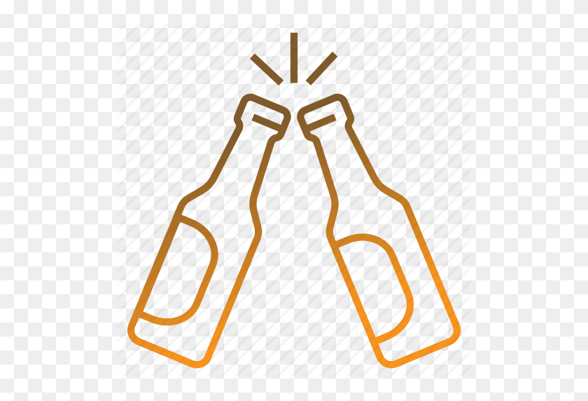 512x512 Alcohol, Beer, Beverage, Cheers, Drink Icon - Cheers PNG
