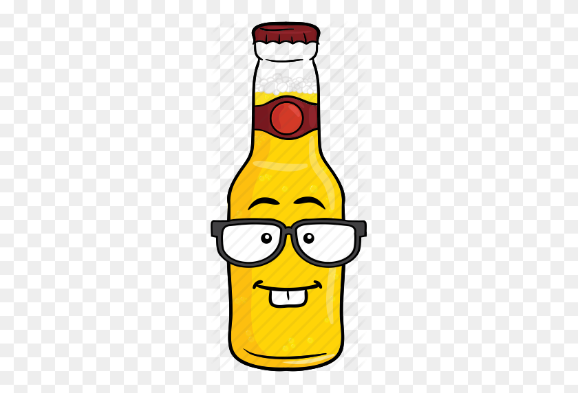 227x512 Alcohol, Beer, Bottle, Brew, Cartoon, Emoji Icon - Corona Beer Clipart
