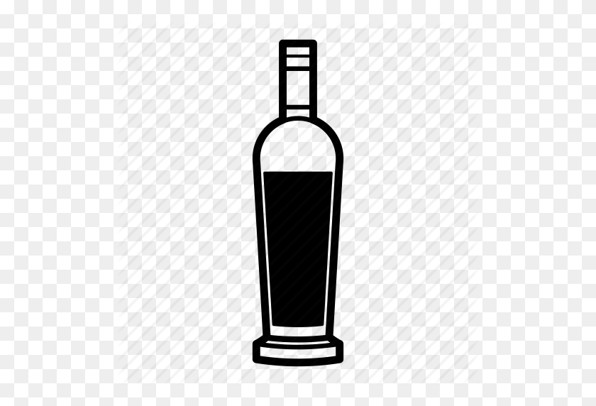 512x512 Alcohol, Bebidas, Botella, Bebidas, Ron, Icono De Botella De Ron - Botella De Alcohol Png