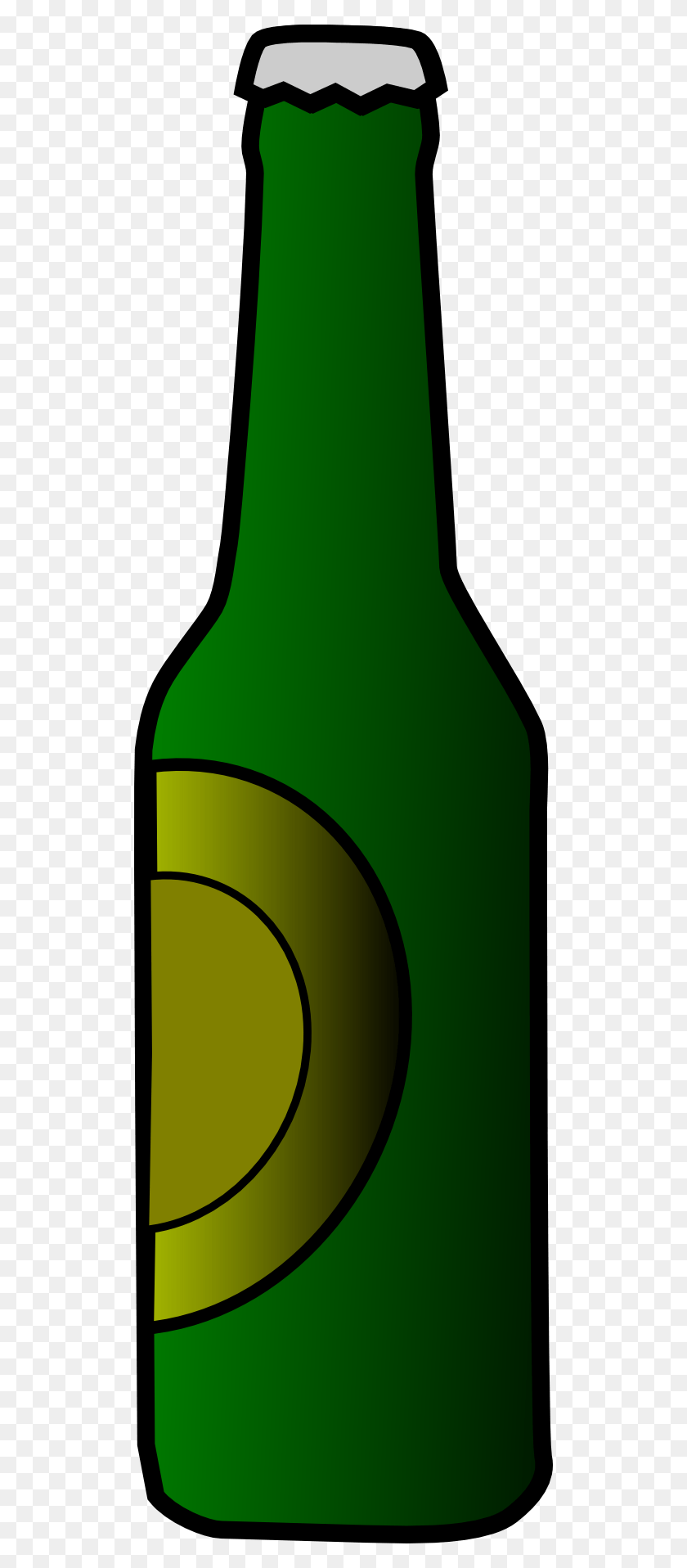 Нарисованная бутылка пива