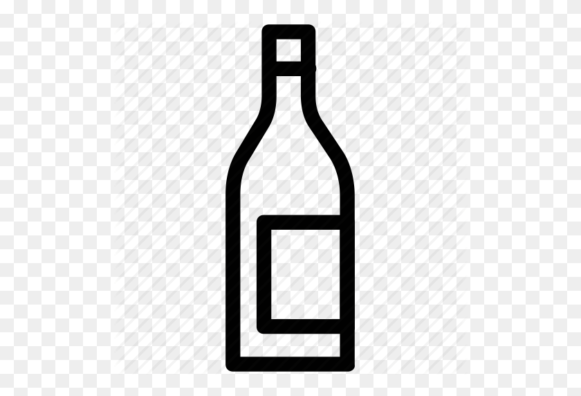 512x512 Алкоголь, Бутылка, Коктейль, Напиток, Бутылка Саке, Вино, Половина Вина - Саке Png