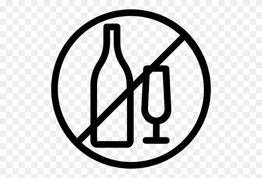 512x512 Alcohol Clipart Not - No Drinking Clipart