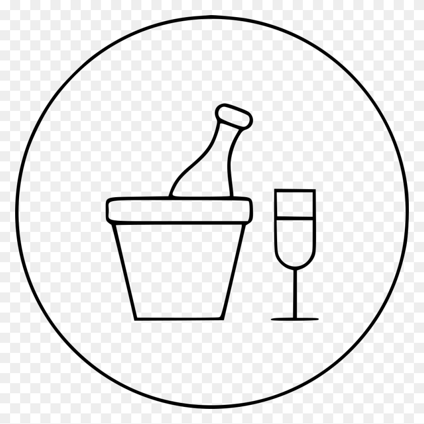 980x982 Алкоголь Ликер Бутылка Ледяной Бокал Шампанское Png Значок Бесплатно - Бутылка Ликера Клипарт